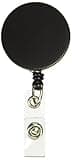 ID Card Reel, Belt Clip, Extends up to 30", Black/Chrome (Sold Individually) BAU68814 Category: Name Badges and Badge Labels