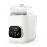 Momcozy KleanPal Pro All-in-One Bottle Washer, Sterilizer & Dryer - Matte | New Matte White Design, 26 Powerful Spray Jets, 9 Cleaning Modes, 72 Hours Storage, built for new parents' everyday feeding