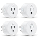 EIGHTREE Smart Plug WiFi Outlet Works with Alexa & Google Home, 15A, 4-Pack