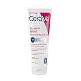 CeraVe Eczema Relief Moisturizing Cream with Colloidal Oatmeal, Shea Butter & Vitamin E For Dry Skin & Itchy Skin Relief, Steroid Free & Paraben Free, 8oz