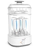 GROWNSY Electric Baby Bottle Sterilizer with 8-Minute Fast Sterilization