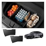 Spigen Front Trunk Divider Compatible with Tesla Model Y Juniper Premium/Performance 2025 2026 - Storage Organization, Silicone Padded, Reduces Rattle Noise, Frunk Organizer Partition Set (Pack of 2)