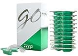 Opalescence Go 15- Prefilled Teeth Whitening Trays Kit - 15% Hydrogen Peroxide - (10 Treatments) Dentist Recomended - Made by Ultradent Products. Teeth Whitening Kit -Mint - 5194-1