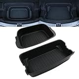 Tempsnow 2 Pcs Trunk Organizer for 2025 2026 Tesla Model Y Juniper Trunk Storage Box Organizer Tray