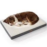 Bedsure Washable Dog Beds Large Sized Dog with Comfy Sherpa, 36x27in Grey