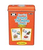 Super Duper Publications | Name That Around The Home Category Fun Deck | Describing and Organizational Skills Flash Cards | Educational Learning Materials for Children