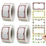 1000Pcs Adhesive Name Tag Labels Stickers, BetterJonny 30 x 50mm Colored Blank Name Tag Category Tags Category Tag Stickers with Strong Adhesion for Office School and Home
