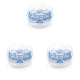 Philips AVENT Microwave Steam Sterilizer for Baby Bottles, Pacifiers, Cups and More, SCF281/05 (Pack of 3)