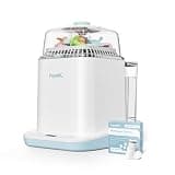 Papablic Bottle Washer Pro, Bottle Washer & Sterilizer & Dryer, 4-in-1 Sanitizer for Bottles, Pump Parts, C-Section& Baby Essentials - Quick & Clean with 60 Detergent Tablets