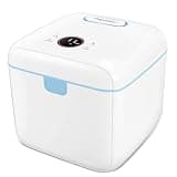 Papablic 4-in-1 UV Light Sanitizer, Dryer and Storage Box, 10L Sanitizing Countertop Unit with Dual UV-C Lamps for Babies & Whole Family| 360° Coverage | Large Capacity | Touch Control