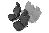 Rough Country Neoprene Front Seat Covers for Toyota Tacoma (2016-2023) - Waterproof & UV Resistant, Foam Padded, Front Seat Cover Set