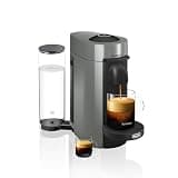 Nespresso Vertuo Plus Coffee & Espresso Maker by De'Longhi, Grey