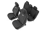 Rough Country Neoprene Seat Covers for Toyota Tacoma (2016-2023) - Waterproof, UV Resistant, Foam Padded, F/R Seat Cover Set