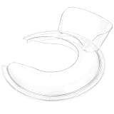 HAEGCKCA Pouring Shield for Kitchenaid Mixer, Splash Guard for Kitchenaid Tilt-Head Stand Mixers 4.5-5 Quart, Stand Mixer Pouring Shield for Kitchenaid Stainless Steel, Glass, Ceramic Bowls