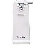 Cuisinart Deluxe Electric Can Opener, Single-Touch Automatic Can Opener, Easy-Clean Detachable Cutting Lever, Nonslip Base, CCO-50N, White