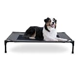 K&H Outdoor Elevated Dog Bed, Cooling Raised Dog Bed, Large, Charcoal