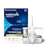 Waterpik ION Rechargeable Water Flosser with 10 Settings, 7 Tips, White