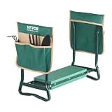 VEVOR Garden Kneeler and Seat Heavy Duty, Portable Garden Stool with 6'' EVA Kneeling Pad and 2 Tool Bags, Folding Garden Bench to Relieve Knee & Back Pain, Great Gifts for Seniors, Family Gardeners
