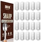 CUNSENR Bread Lame Blades Refill, Bread Scoring Blades Set, 20 Pack | Stainless Steel, Precision Razor Blades Replacement, Designed for Perfect Bread Art, Sourdough Scoring, Baguettes, and More