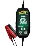 Battery Tender 3 AMP Battery Charger and Maintainer - Automotive Switchable 12V or 6V Smart Automatic for Cars SUVs and Trucks - Lead Acid, AGM, Gel, & Lithium Battery Charger - 022-0202-COS
