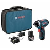 Bosch PS21-2A 12V Max Two-Speed Pocket Driver Kit with Batteries & Charger