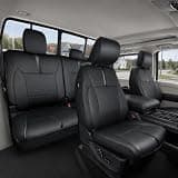 CreekT® Full Set Seat Covers for Ford F150 2015-2026, Waterproof Pickup Custom Fit Faux Leather Seat Covers for Ford F-150 Accessories 2021 2022 2023 2024 2025 2026 Super Crew/Crew Cab(XL,XLT)