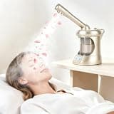 Chetunju Professional Facial Steamer,Portable Type, high Water Mist Density, Face Steamer for Facial Deep Cleaning, Steamer for Facial for Personal Care or Spa, Moisturizing and Hydrating.