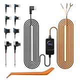 REDTIGER F7N Dash Cam Hardwire Kit USB C Port, Dashboard Camera Car Charger Cable Kit 12V- 24V to 5V w/Fuse Kit, Low Voltage Protection for Dash Cam Double-4 Fuses