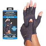 Copper Fit Mobilizer Hand Compression Gloves: Arthritis, Joint Swelling, Tendonitis, Sport - For Men and Women (Charcoal, Large/X-Large)