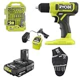 Ryobi ONE+ 18V Drill/Driver Kit with Battery, Charger & Holster