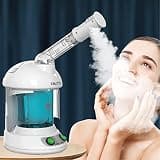 KINLITO Facial Steamer Ozone 360° Arm - Nano Ionic Warm Mist for Home Spa | Professional Spa Experience, 300ml Large Tank, Easy to Clean, 40 Min Steam Time, Use Sitting or Lying Down
