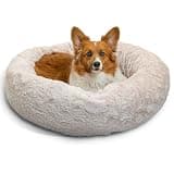 Best Friends by Sheri Original Calming Donut Dog Bed, Oyster, Medium, 30"