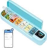 Daviky Automatic Pill Dispenser, Smart Pill Organizer with Alarm | Pill Box 7 Day with APP, Weekly Travel Pill Case, Portable Pill Reminder for Medicines, Supplements and Vitamins