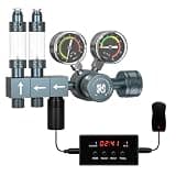 Kinwayn Dual Stage Aquarium CO2 Regulator Timer Motorized Valve CGA320