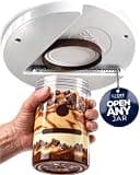 EZ Off Jar Opener For Seniors Under Cabinet Jar Opener One Handed Twist | U.S. Company Original Under Cabinet Jar Opener, For Seniors, Carpal Tunnel, Arthritis, Pain - Kitchen Gadgets Bottle Opener