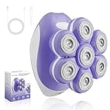 Bartrimber 7D Electric Razors for Women Legs, Smooth Electric Body Shaver | 360° Wide-Area Silky-Smooth Shaver Heads, 5 Min Fast & Close Body Shaving, Waterproof Wet & Dry Use, Light & Travel Cap, Plum