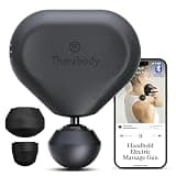 TheraGun Therabody Mini 3rd Gen Massage Gun | Travel Essential, Black | Ultra-Portable Percussion Massager for Recovery Anywhere | Bluetooth, 3-Speed, 1-Button Control, Muscle & Tension Relief