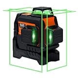 Klein Tools 93CPLG Compact Self-Leveling Laser Level, 100-Foot | Class 2, ≤ 1mW Laser, Bright Green Cross Line 360-Degree Laser Planes, Magnetic Mount, Rechargeable