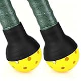 Pickleball Ball Retriever Silicone Paddle Ball Picker Upper No Bending for Back & Knees Comfort, Lightweight Pickleball Accessories Fit All Standard Paddles, 2 Pack Sport Gift for Men Husband Seniors