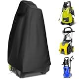 Pressure Washer Cover for Nilfisk Core 140 PowerControl In-Hand Electric Pressure Washer 2021–Present, Oxford Fabric Outdoor Protective Storage with Drawstring, Air Vent and Top Handle