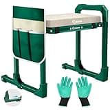 Saker Garden Kneeler and Seat Foldable Gardening Stool with Extendable Legs