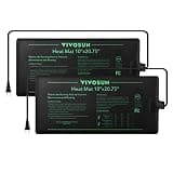 VIVOSUN 2 Pack Durable Waterproof Seedling Heat Mat 10" x 20.75"