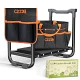 CZZXI Garden Kneeler and Seat, Wider and Thicker Kneeling Pad