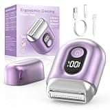 Cordless Electric Shaver for Women: Mini Electric Razors with LED Display - Rechargeable Bikini Trimmer - IPX7 Waterproof Wet Dry Face Razor for Body Pubic Leg