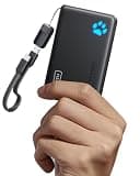 INIU 10000mAh 45W Fast Charging Portable Charger, Smaller Travel Power Bank | Flight-Safe, Detachable USB C Cable, Travel Essential, External Battery Phone Pack for iPhone 18 17 Samsung iPad etc