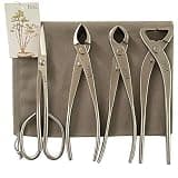 Vouiu 4-Piece Bonsai Tool Set,Concave Cutter,Knob Cutter,Trunk Splitter,Bonsai Scissors