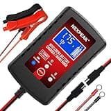 1.75-Amp Car Battery Charger, 6V and 12V Smart Fully Automatic Battery Charger Maintainer, Trickle Charger, Battery Desulfator for Car, Lawn Mower, Motorcycle, Boat, Marine Lead Acid Batteries