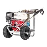 Simpson Aluminum Series 4200 PSI Gas Pressure Washer, 4.0 GPM, Honda GX390 | Gas Power Washer For Professionals. CAT Triplex Pump, 50' Hose, Aluminum Frame, 5 Nozzles. 49-State Compliant. ALH4240