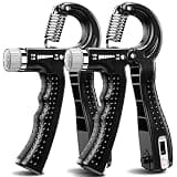 KDG Grip Strength Trainer 2 Pack Adjustable Resistance Forearm Exerciser