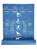 Instructional Yoga Mat/Educational Yoga Mat (Best Yoga Mat for Beginners Extra Thick Extra Long Learn Yoga or Better Your Alignment Works As a Kids Mat As Well As an Adult Mat)